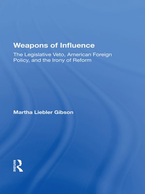 cover image of Weapons of Influence